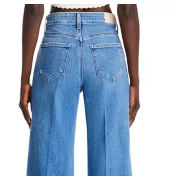 PAIGE Women's High Rise Jeans - Light Blue - Picture 3 of 8
